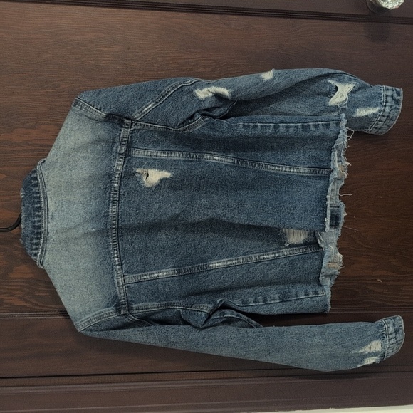 Vervet Los Angeles Classic Fit Distressed Denim Jacket Size XS - Picture 5 of 6